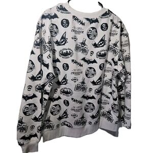 Batman  Sweater Size  M. Brand New. Color. Black And White Sweater Pullover.